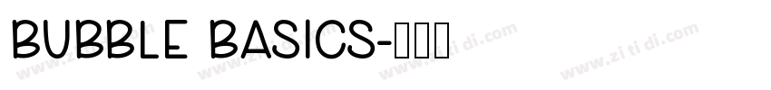 BUBBLE BASICS字体转换